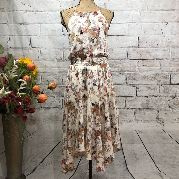 Esley Dresses & Skirts - Esley Floral Boutique Handkerchief Hems Maxi Dress